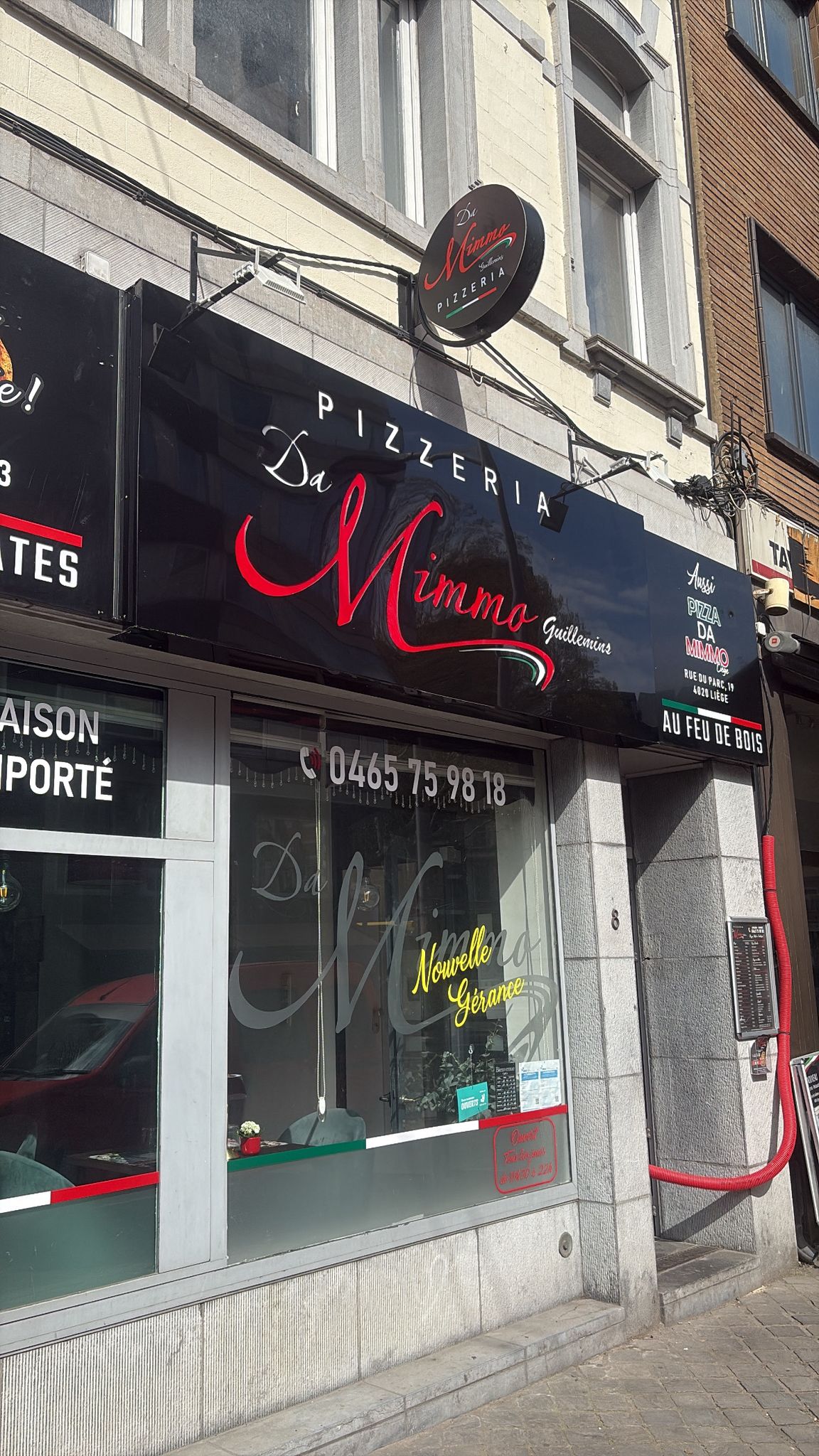 Remplacement affiche LED pizzeria à Liège - TS Pro-Tech sur Instagram